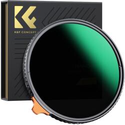 K-f Concept NANO-X Slim HD VARIO ND 2-400 változtatható szürkeszűrő vízlepergető karcálló 72mm (KF-01-1464)