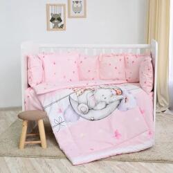 Lorelli Lilly ágynemű garnitúra 60x120 - Butterflies Pink (3800166102924)
