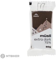 MARVA MÜSLI energiaszelet, 50 g, extra dark