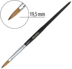 Brillbird Vastag porcelán építő ecset, 6-os - Fekete