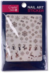 Crystalnails Crystal Nails köröm matrica (STZ-G058) - téli erdő