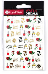 Crystalnails Crystal Nails Jákob Zoli inspirálta köröm matrica - arany