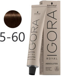 Schwarzkopf Igora Royal Absolutes krémhajfesték 60ml - 5-60