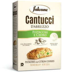 FALCONE Cantucci Pistacchi E Cedro, pisztráciás-citromos ropogós keksz 180g