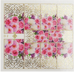 Crystalnails Crystal Nails Decoupage matrica - D2