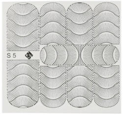 Crystalnails Crystal Nails fólia hatású körömmatrica S5