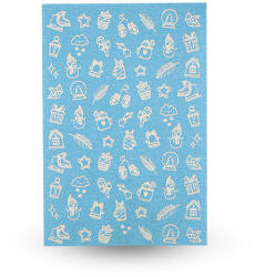 Crystalnails Crystal Nails körömmatrica 3D - snow much fun