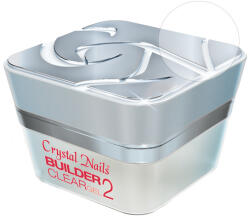 Crystalnails Crystal Nails HEMA Free Builder Clear II. építőzselé - 15ml TF