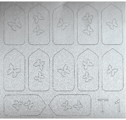 Crystalnails Crystal Nails OMBRE STICK TEMPLATE FESTŐSABLON - T1