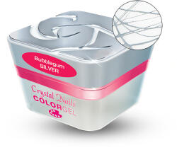 Crystalnails Crystal Nails Bubblegum color gel - Silver 3ml TF