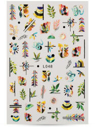 Crystalnails Crystal Nails köröm matrica (L048) Jungle vibes