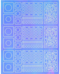 Crystalnails Crystal Nails Mirror Nail Art Sticker 1