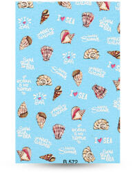 Crystalnails Crystal Nails körömmatrica 3D - sand, sun and sea