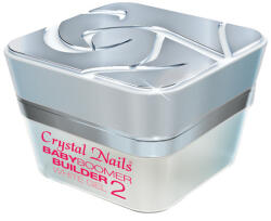 Crystalnails Crystal Nails BabyBoomer - white 2 építőzselé - 5ml TF