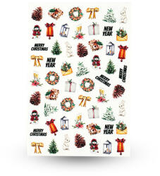 Crystalnails Crystal Nails körömmatrica 3D - cozy christmas