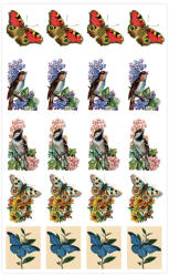 Crystalnails Crystal Nails Baroque Stickers - Birds & Butterflies
