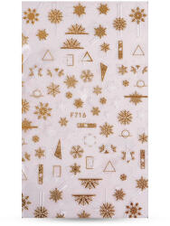 Crystalnails Crystal Nails köröm matrica (F-716) téli csillagok