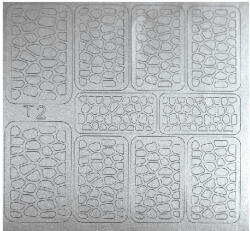 Crystalnails Crystal Nails OMBRE STICK TEMPLATE FESTŐSABLON - T2