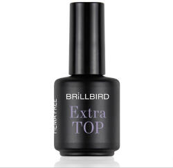 BrillBird TPO FREE HEMA Free Extra Top - Megújult formula -fixálásmentes, univerzális fedőfény 15ml