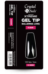 Crystalnails Crystal Nails Xtreme Gel Tip Box - Rövid mandula
