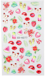 Crystalnails Crystal Nails köröm matrica (5D-K077) - Vacation