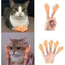  Ujjra húzható kéz báb, tiktok kellék - 1 pár