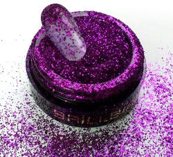 Brillbird Csillámpor - CS04 lila