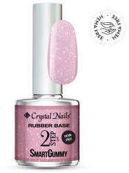 Crystal Nails Crystal Nails 2S SmartGummy HEMA Free Rubber base gel - Nr5 Shimmer candy 8ml TF