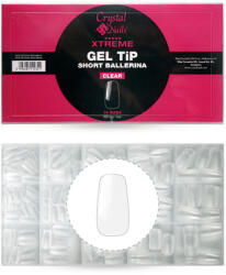 Crystalnails Crystal Nails Xtreme Gel Tip Box - Rövid balerina