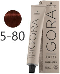 Schwarzkopf Igora Royal Absolutes krémhajfesték 60ml - 5-80