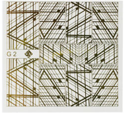 Crystalnails Crystal Nails fólia hatású körömmatrica G2