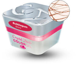Crystalnails Crystal Nails Bubblegum color gel - Rosegold 3ml TF