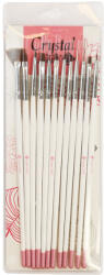 Crystalnails Crystal Nails Big Brush Set - 12 darabos Nail Art ecset készlet