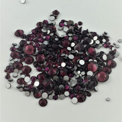 Strassz Körömkő strassz 720db mix Amethyst 09