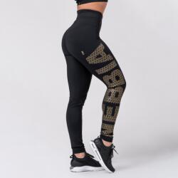 NEBBIA Leggings Intense Gold print 827 (L) - NEBBIA