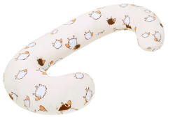 New Baby Univerzális szoptatós párna C alakú New Baby Bari bézs - pindurka