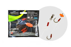EnergoTeam Monster Surface Livebait Double Mono Rig 9/0+11/0 Round 80cm Dupla Horgos Monofil Előke (79327112)