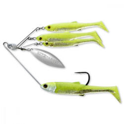 Livetarget Minnow Spinner Rig Chartreuse/Silver Small 11gr Spinnerbait (LT202757)