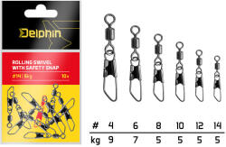 Delphin Biztonsági Forgókapocs #6 10db (101003564)