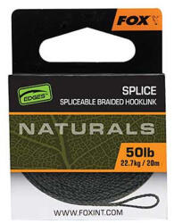 FOX Edges Naturals Zöld Fonott Előkezsinór 50lb 20m (CAC897)