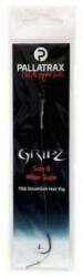 Pallatrax Gripz Wide Gape Hair Rigs 6 25lb Steamlink Monofil Előkötött Horog (PXPS1124)