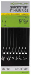 Korum Big Fish Hair Rigs W Quickstops Size 10 Füles Szakáll Nélküli Monofil Előkötött Horog (K0310045)