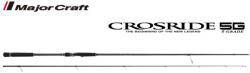 Major Craft Crosride 5G XR5-962M R, Fast 2, 89m 20-60gr 2 Részes Pergető Bot (XR5-962M)
