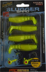 Rapture Slugger Shad Set 5, 5cm Neon Yellow 4+2db Műcsali Szett (188-03-303)