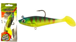 Wizard Swimbait Paddle Long 7, 62cm Green-Redtiger Gumihal (86916393)