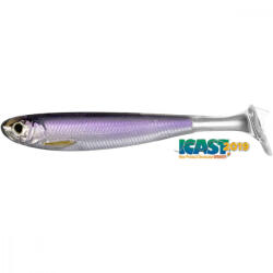 Livetarget Slow-Roll Shiner Paddle Tail Swimbait Silver/Purple 10cm Gumihal 4db (LT202007)