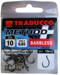 Trabucco Method Plus Feeder 14 Füles, Szakáll Nélküli Feeder Horog 15db (023-51-140)
