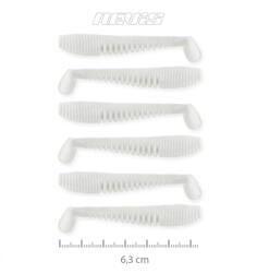 Nevis Impulse Shad 6, 3cm 1, 77gr 6db/cs Fehér Plasztik csali (9721-604)