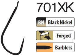 Trabucco XPS 701XK 16 Lapkás, Szakáll Nélküli Horog 25db (021-34-160)