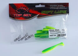 Top Mix Shiner Shad Green-Yellow Chartreuse 7, 6cm Plasztik Csali 10db (TM681-GYC)